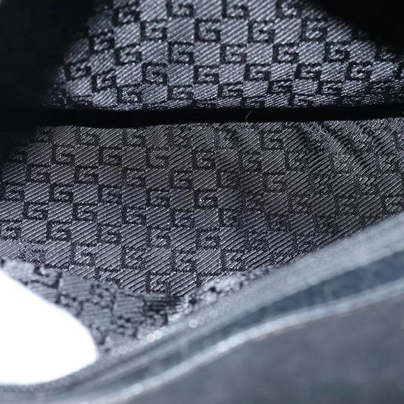 GUCCI Bamboo Hand Bag Suede Black 002 1084 200047 Auth yk13665 - Picture 11 of 16